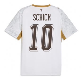 Billige Fotballdrakt Tsjekkia Patrik Schick #10 Replika Bortedrakt VM 2026 Kortermet
